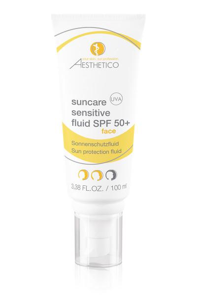 AESTHETICO suncare sensitive fluid SPF 50+ (Gesicht)